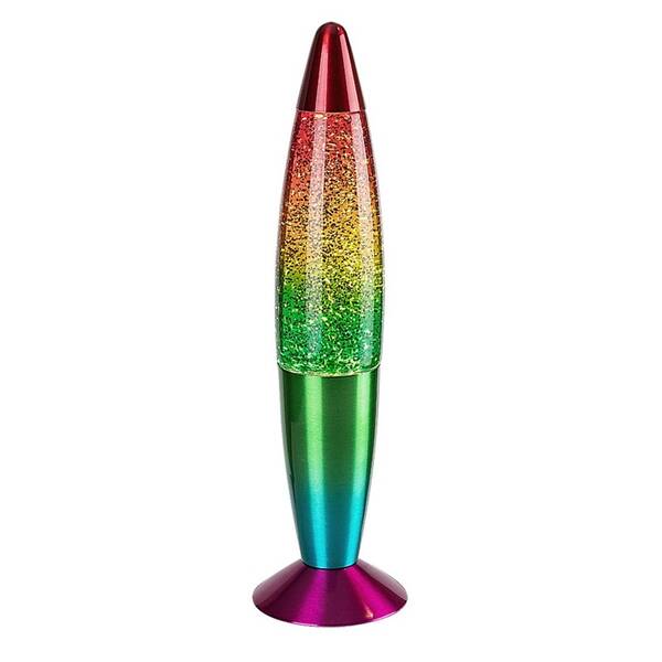 Stolní lampička Rabalux GLITTER RAINBOW2 růžová


