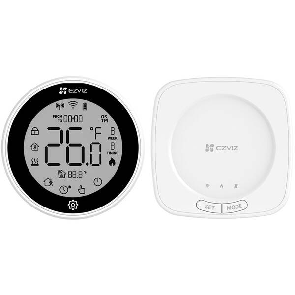 Termostat EZVIZ T56T s bránou T56G bílý

