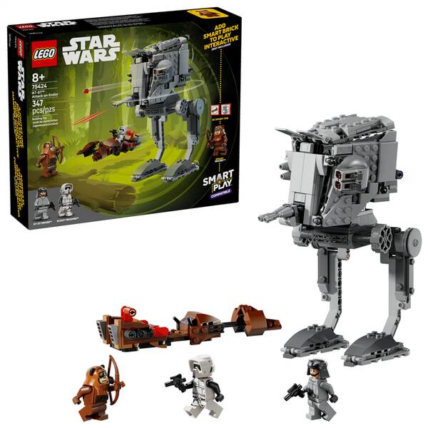 Stavebnice LEGO® Star Wars™ 75424 SMART Play™: Útok AT-ST™ na Endor 

