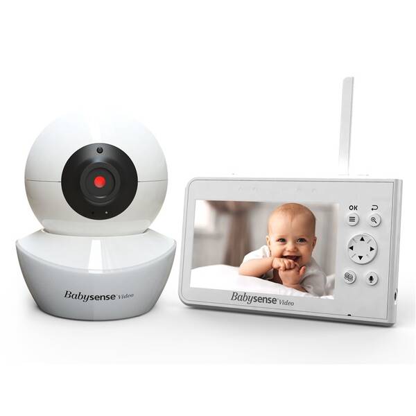 Dětská elektronická chůva Babysense Video Baby Monitor V43 bílá

