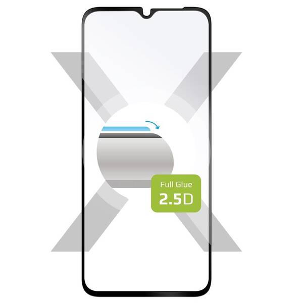 Tvrzené sklo FIXED Full-Cover na Vivo Y72 5G černé

