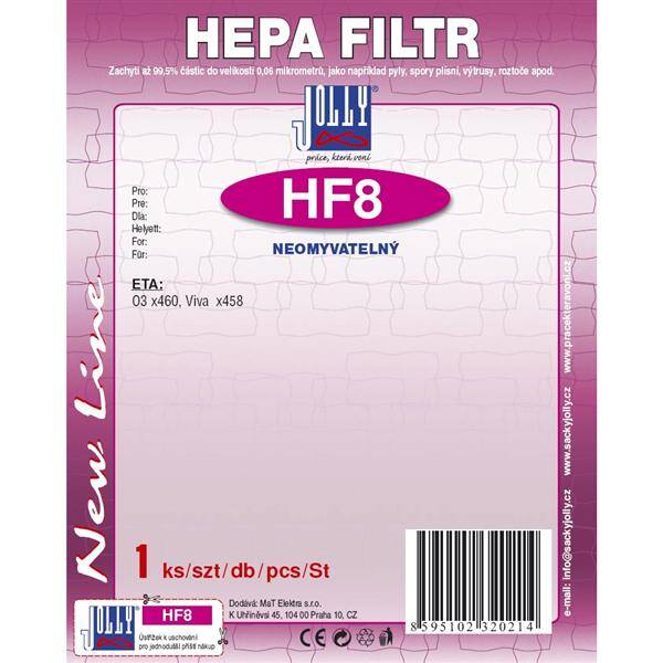 HEPA filtr pro vysavače Jolly HF 8 

