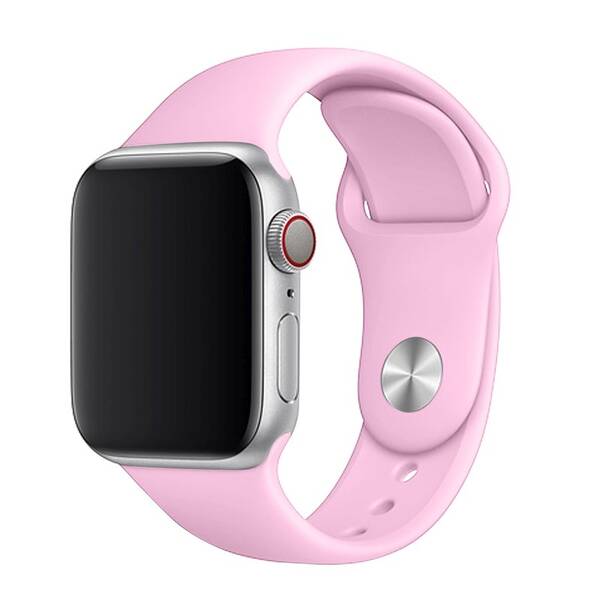 Řemínek FIXED Silicone Strap na Apple Watch 38/40/41 mm - světle růžový 

