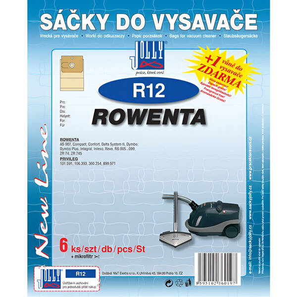 Sáčky do vysavače Jolly R 12 (6 ks) 

