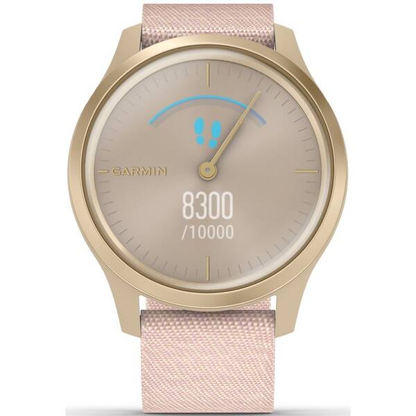 Chytré hodinky Garmin vivomove3 Style LightGold/Pink Nylon 

