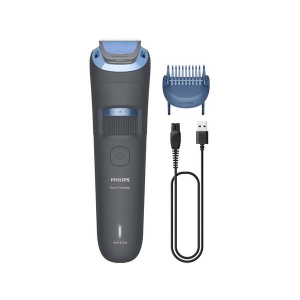 Zastřihovač vousů Philips BT3617/15 šedý

