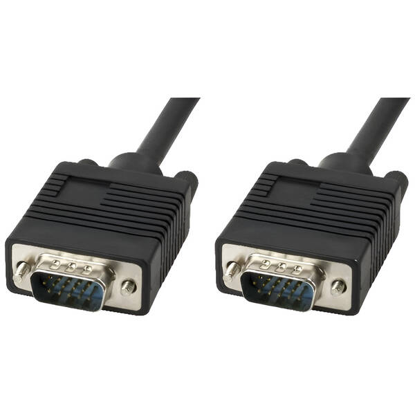 Kabel AQ VGA (15pin) s konektory VGA M / VGA M, 5 m 


