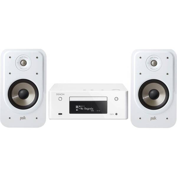 Mikrosystém Denon RCD-N10 CEOL + repro Polk S20E-W bílý

