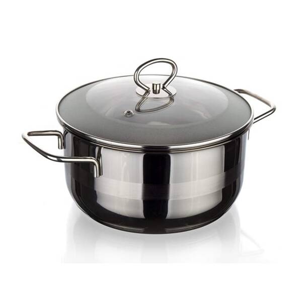 Kastrol s poklicí VETRO-PLUS Matte New Line 3 l nerez

