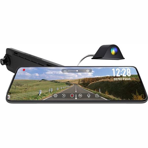 Autokamera CEL-TEC M12 DUAL GPS Exclusive černá

