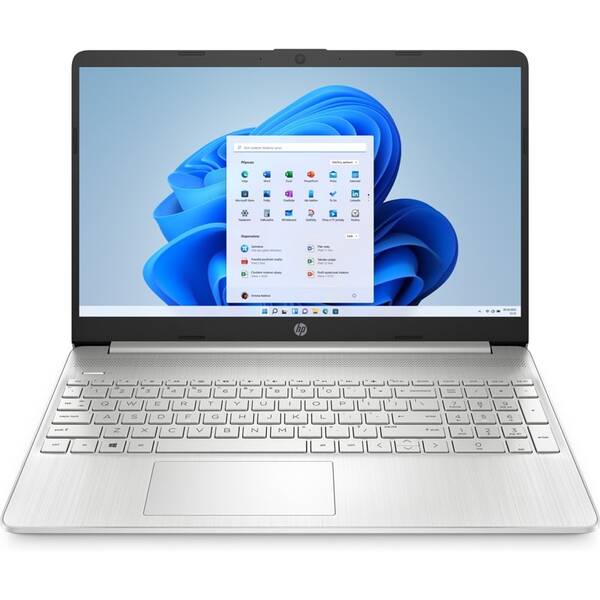 Notebook HP 15s-fq3621nc + Microsoft 365 pro jednotlivce stříbrná barva
