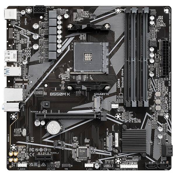 Základní deska GIGABYTE B550M K 

