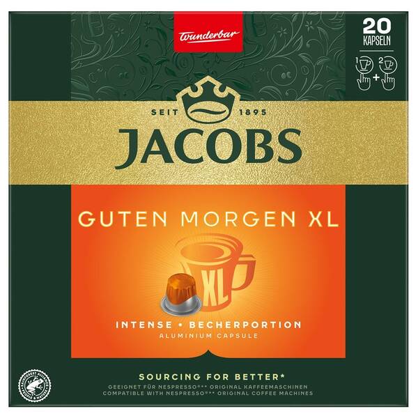 Kapsle pro espressa Jacobs Guten Morgen (20 ks) 

