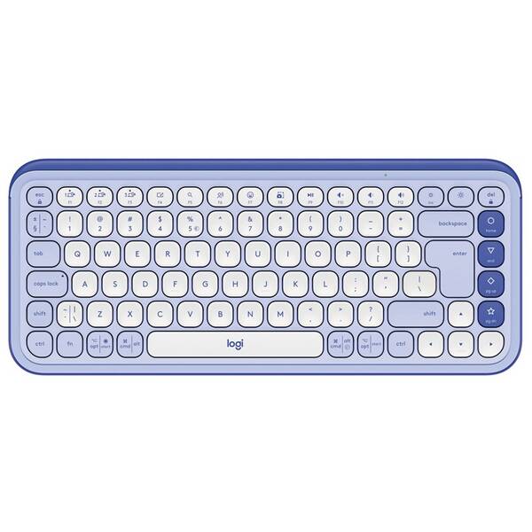 Klávesnice Logitech POP ICON, US layout fialová

