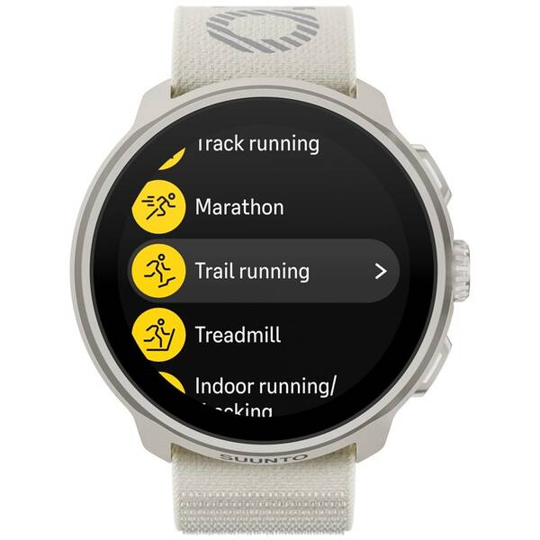 Chytré hodinky Suunto Run s textilním páskem šedé

