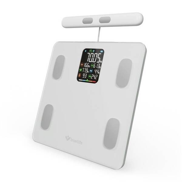 Osobní váha TrueLife FitScale W8 BT White bílá


