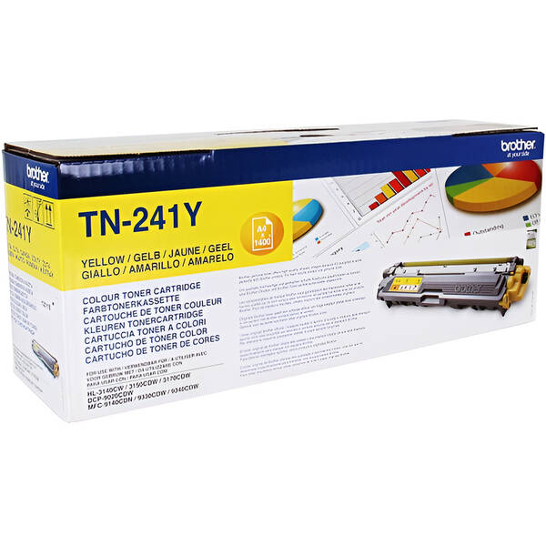 Toner Brother TN241Y, 1400 stran žlutý

