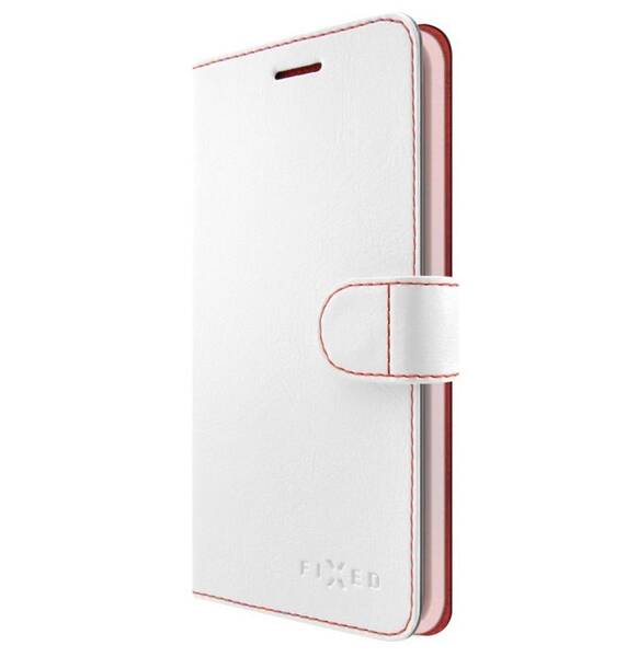 Pouzdro na mobil flipové FIXED na Apple iPhone X/Xs bílé

