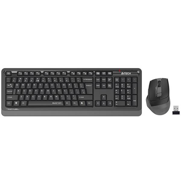 Klávesnice s myší A4Tech FGS1035Q šedá

