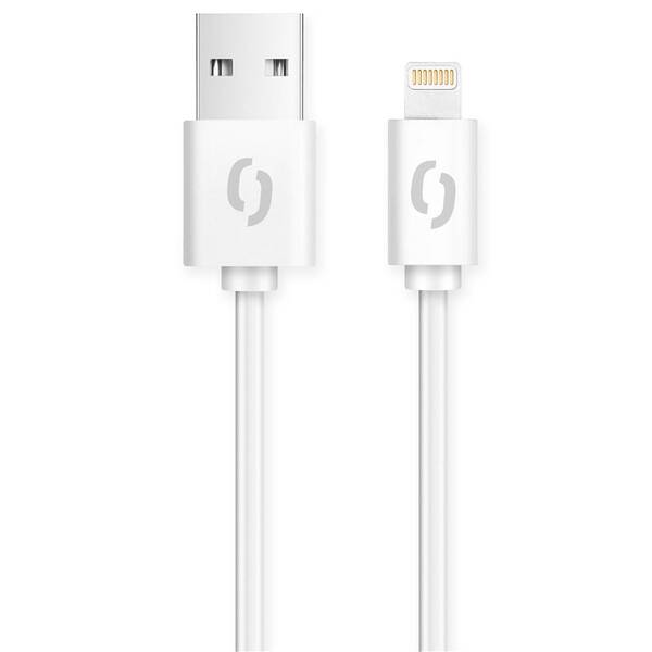 Kabel Aligator USB/Lightning, 2m bílý

