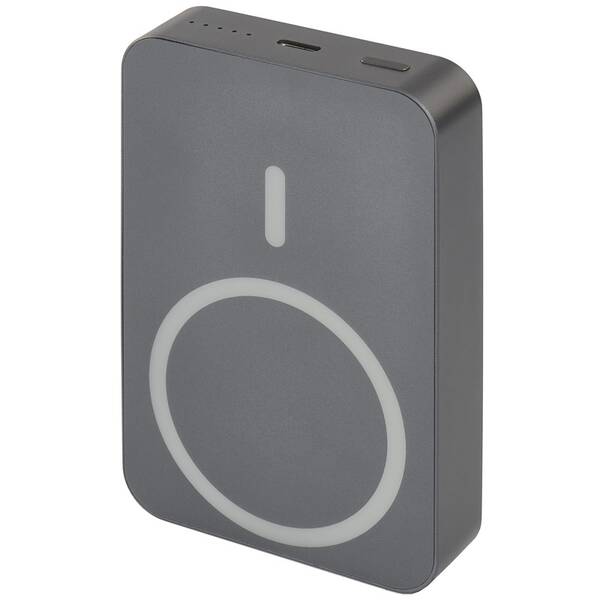 Powerbanka EMOS WI 1046, 10 000 mAh, 20 W+Wireless šedá

