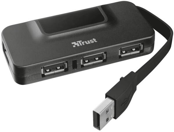 USB Hub Trust USB 2.0 / 4x USB 2.0 černý

