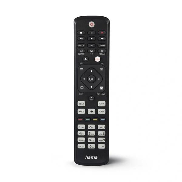 Dálkový ovladač Hama pro TV Philips 1:1 černý

