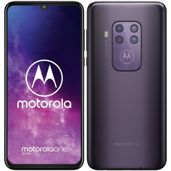 Mobilní telefon Motorola One Zoom fialový

