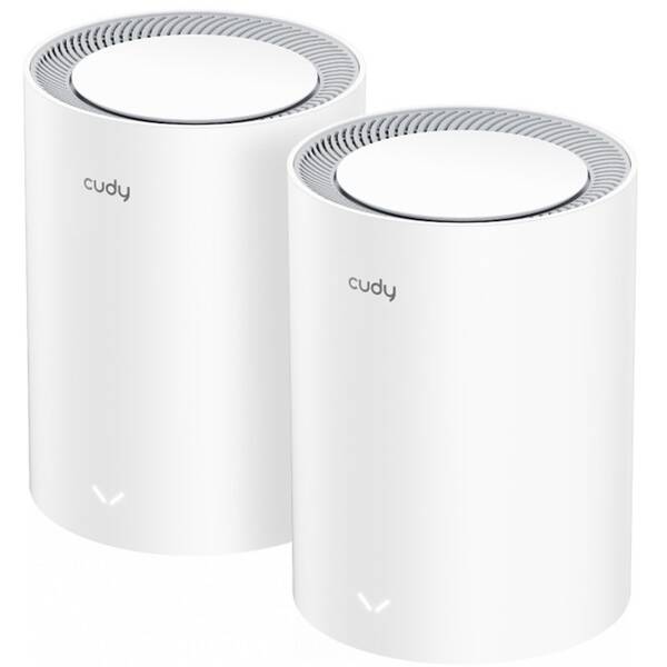 Komplexní Wi-Fi systém Cudy AX1800 (2-pack) bílý

