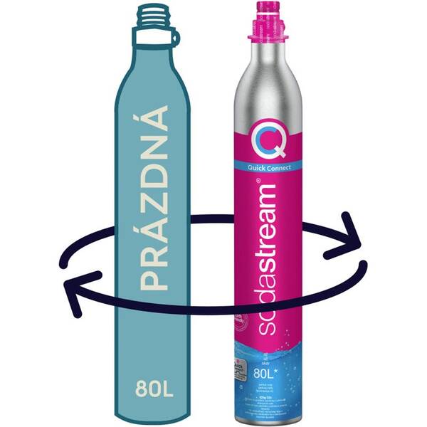 Plyn CO2 SodaStream CQC (výměna bombičky) 

