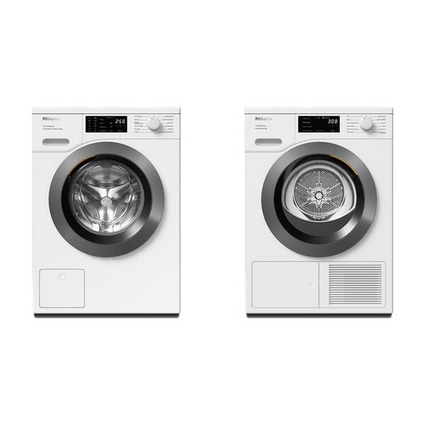 Set výrobků Miele WED 385 WCS + TED 645 WP bílý

