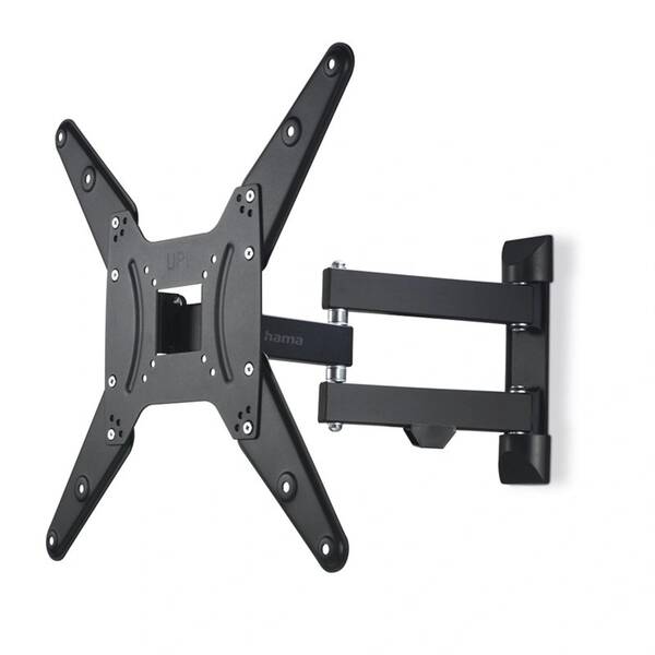 Držák TV Hama 220824, nástěnný, polohovatelný, pro úhlopříčky 32" až 65", max. nosnost 25 kg černý

