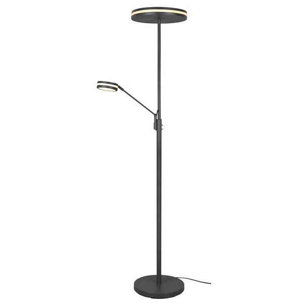 Stojací lampa TRIO Franklin - antracitová 

