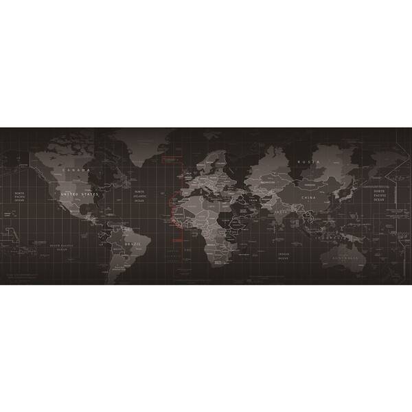 Podložka pod klávesnici a myš WG 75 × 30 cm - mapa světa 

