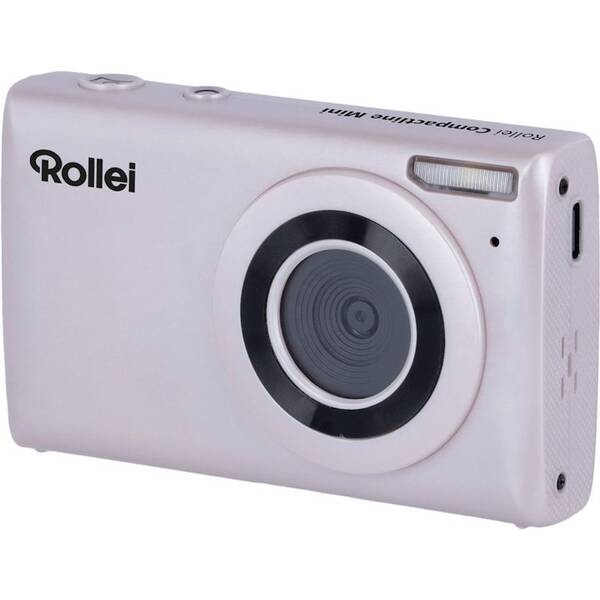 Digitální fotoaparát Rollei Compactline Mini růžový

