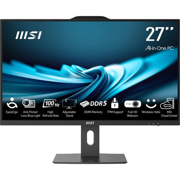 Počítač All In One MSI PRO AP272P 14M-495EU černý

