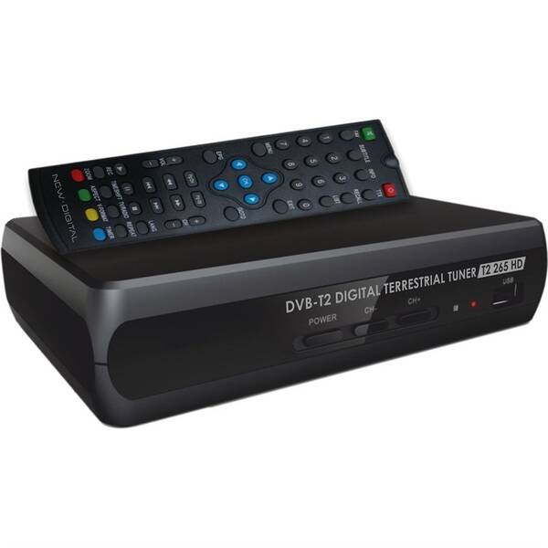 Set-top box NEW DIGITAL T2 265 HD černý

