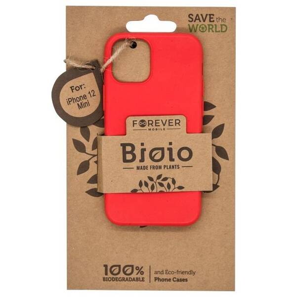 Kryt na mobil Forever Bioio na Apple iPhone 12 mini červený

