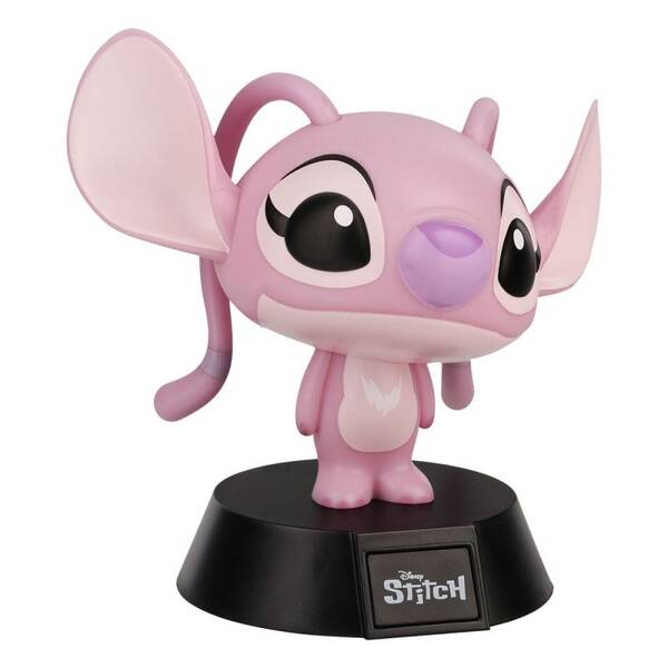 Dekorativní LED Paladone Icon Light, Stitch  Angel černé/růžové

