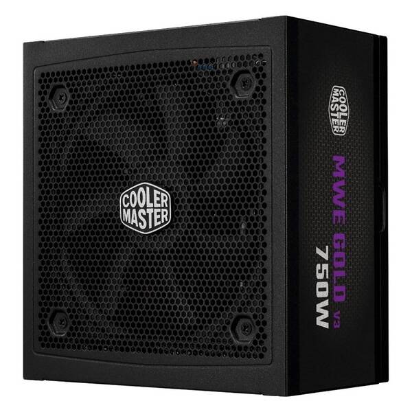 Zdroj Cooler Master MWE Gold V3 750W, 80+ Gold, modular, ATX 3.1 černý

