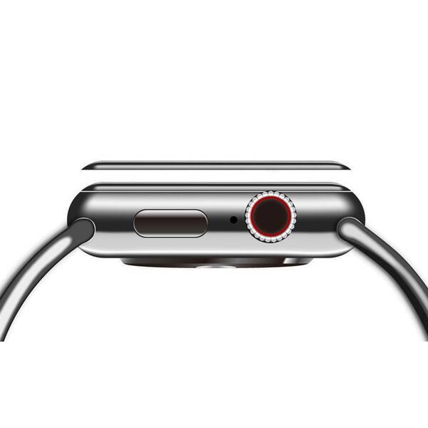 Tvrzené sklo COTECi 4D na Apple Watch 6 44 mm černé

