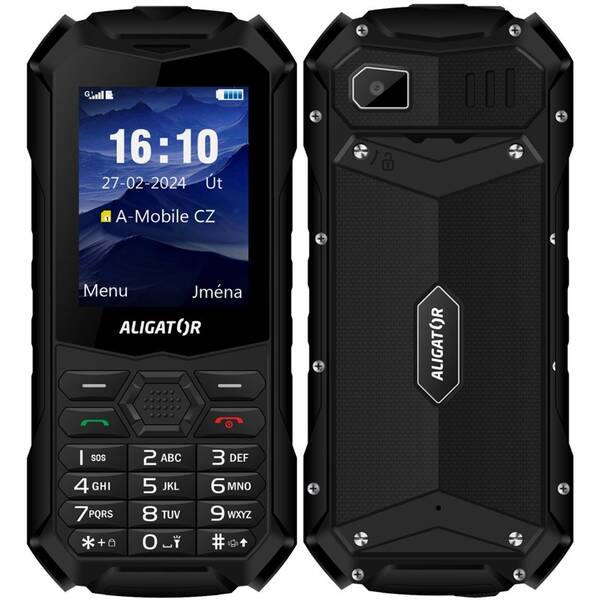 Mobilní telefon Aligator R35 eXtremo černá barva
