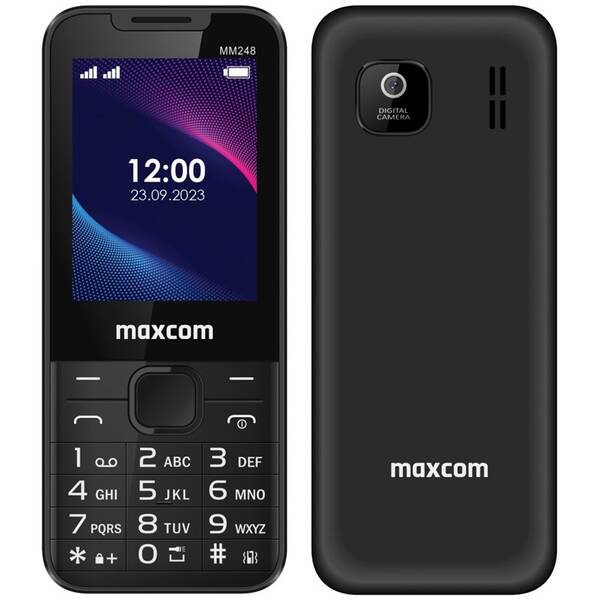 Mobilní telefon MaxCom Classic MM248 černý

