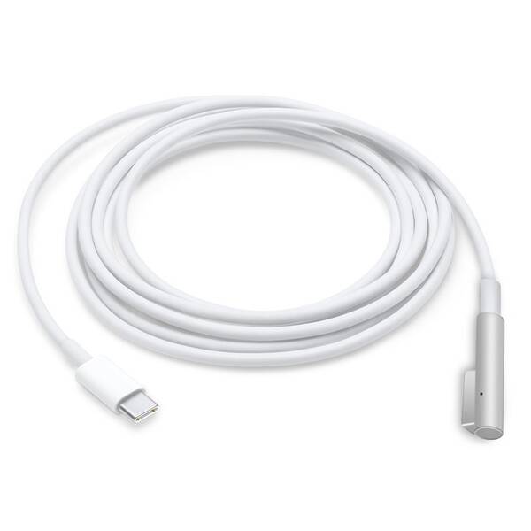 Nabíjecí kabel COTECi USB-C/MagSafe 1 pro MacBook, 2m bílý

