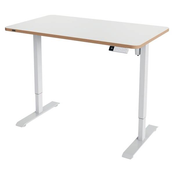 Elektrický stůl Leitz Ergo 120 × 70 cm bílý

