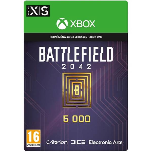  EA Battlefield 2042: 5000 BFC - elektronická licence 

