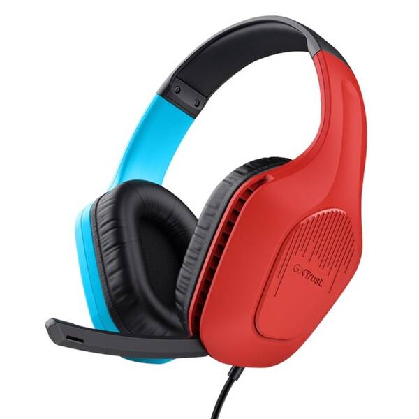 Headset Trust GXT 416S ZIROX pro Nintendo Switch červená barva
