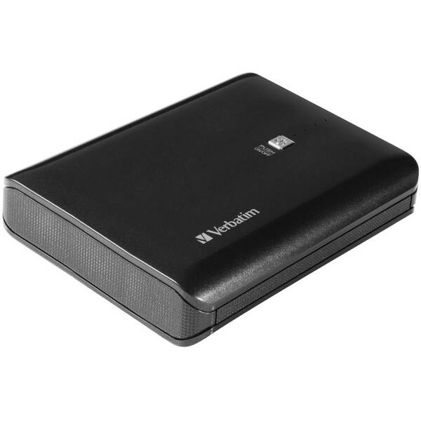 Powerbanka Verbatim 1x USB / 10400 mAh černá

