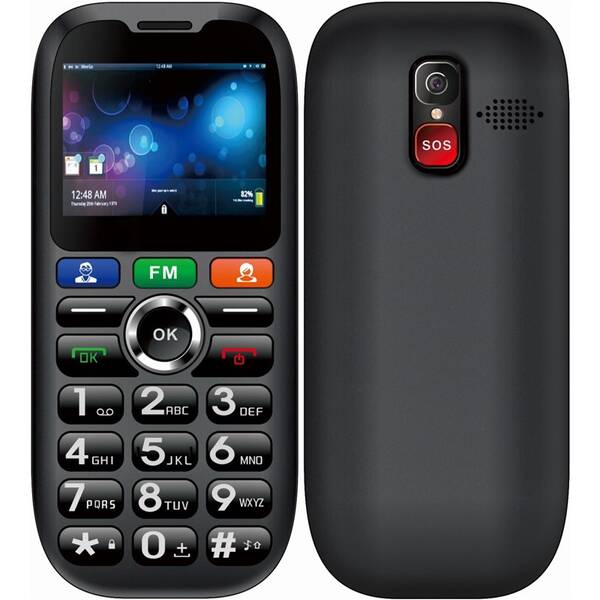 Mobilní telefon CUBE 1 S100 Senior Dual SIM černý

