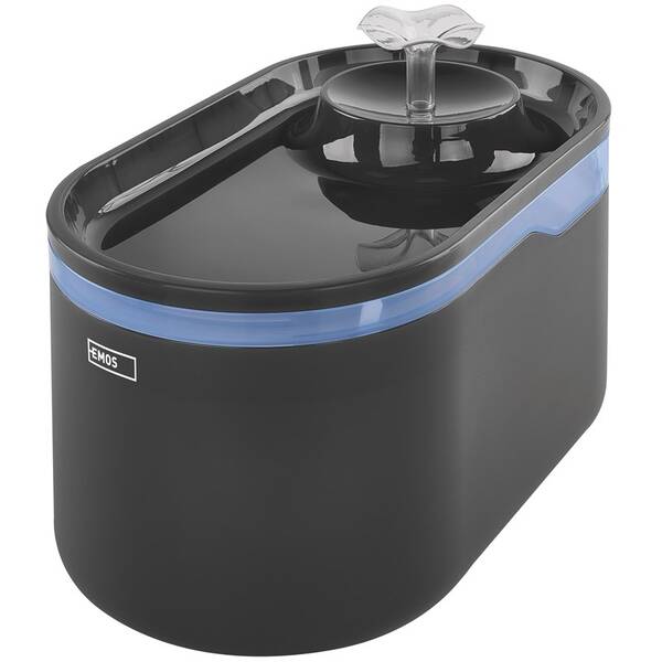 Chytrá fontánka EMOS GoSmart Pet Care, 2,6 l, Wi-Fi černá

